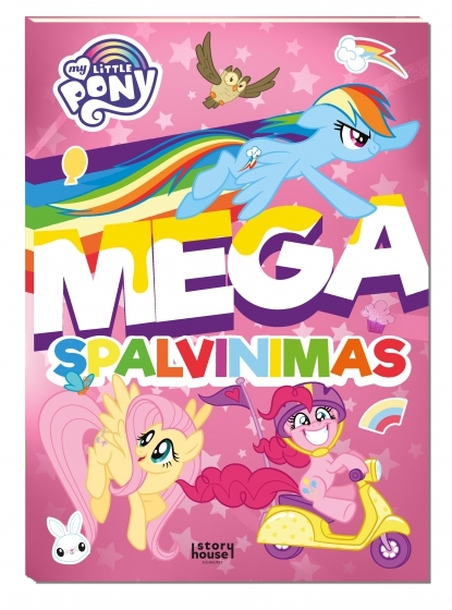 MY LITTLE PONY Spalvinimo Knygelė „Mega Spalvinim | XS Žaislai